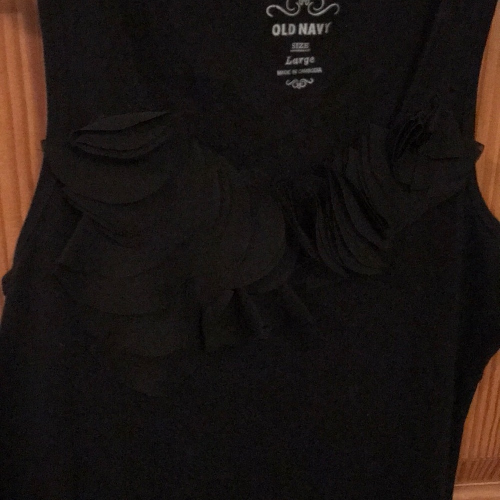 Old Navy Ruffled Neck Tank Top - Picture 2 of 3